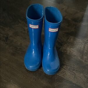 Hunter Kids Blue Boots